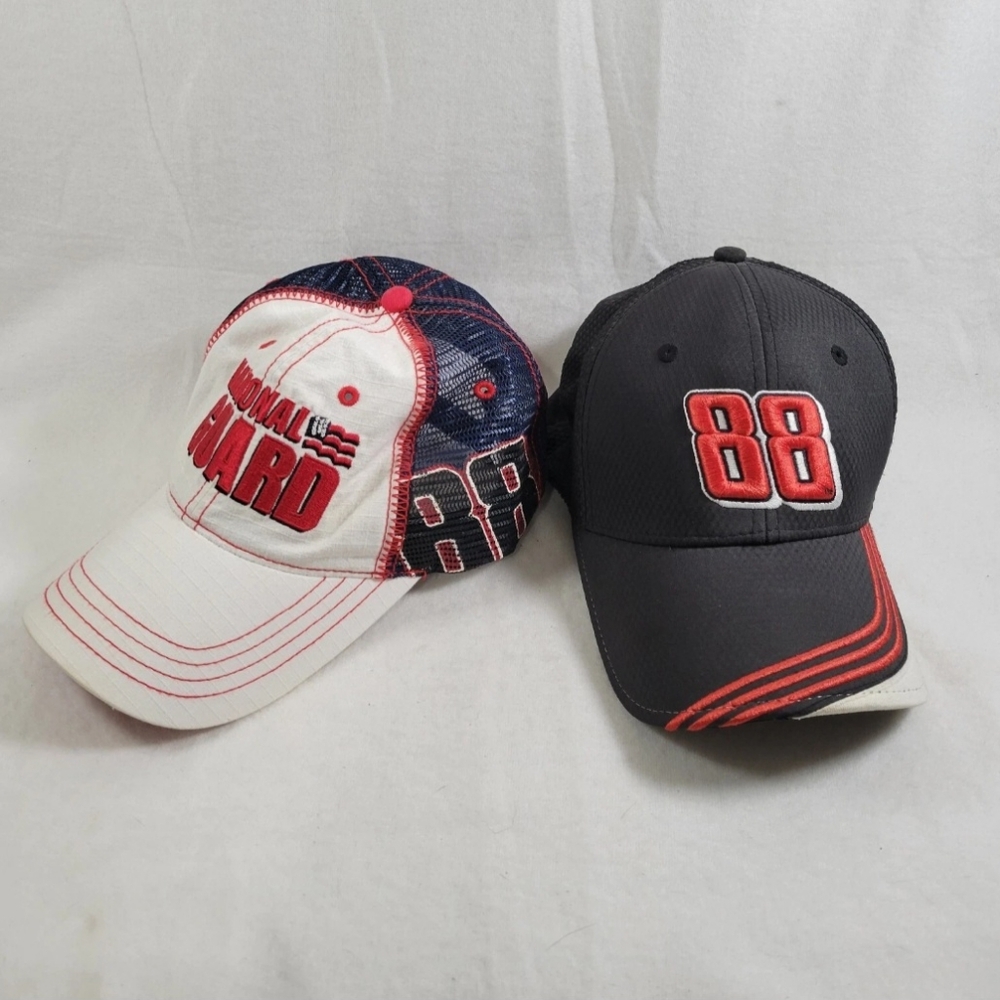 NASCAR Chase Authentics Caps - Dale Earnhardt Jr. White, Blue, and Black